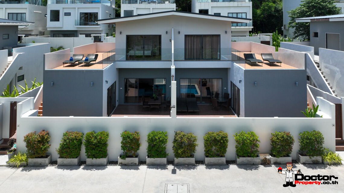 Modern 2 Bedroom Town Villa with Pool in Plai Laem, Koh Samui – For Sale